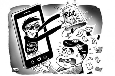 “Bó tay” với tin nhắn rác?